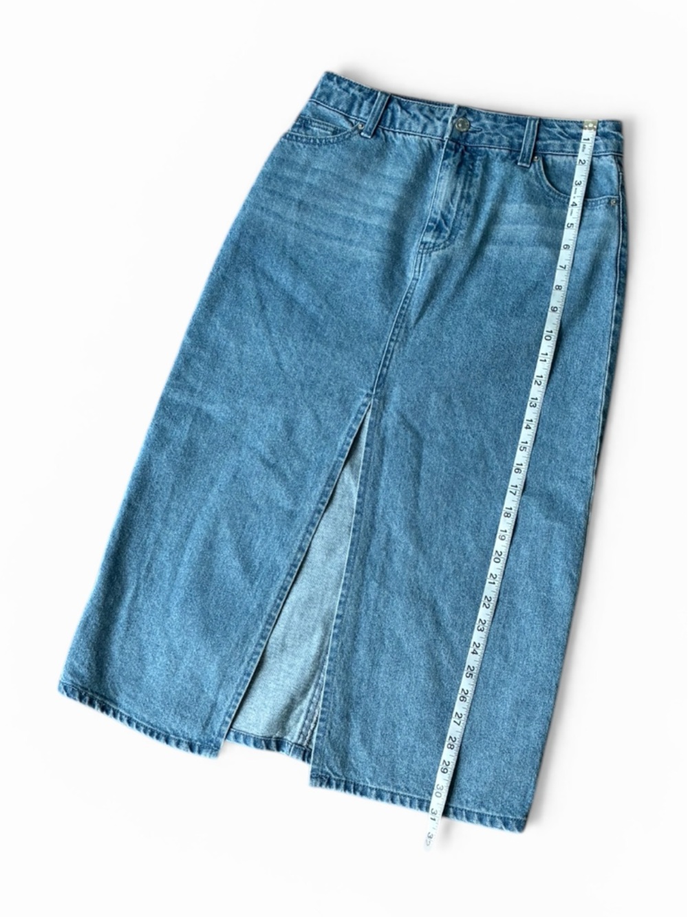 Forever 21 Light Blue Denim Skirt